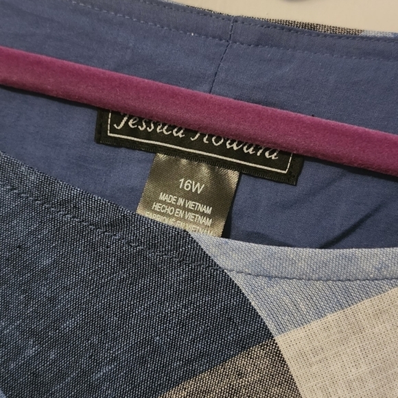 Jessica Howard‎ NWT Plaid Amazing Shift Dress. Fun casual preppy like. NEW. 16 - Picture 5 of 14